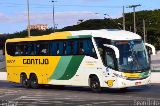 Empresa Gontijo de Transportes 18805 na cidade de Uberlândia, Minas Gerais, Brasil, por Gean Brito. ID da foto: 4474347.