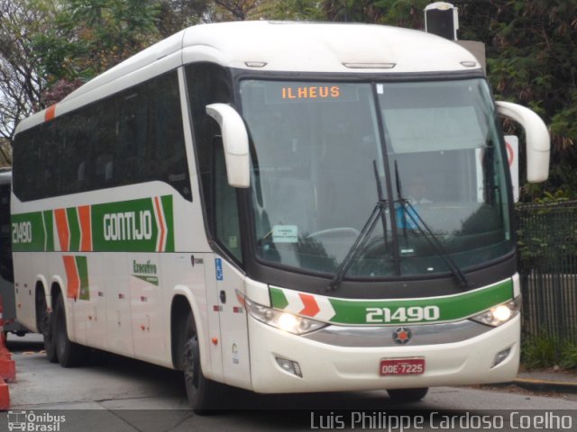 Empresa Gontijo de Transportes 21490 na cidade de São Paulo, São Paulo, Brasil, por Luis Philippe Cardoso Coelho. Número da foto: #4475767.