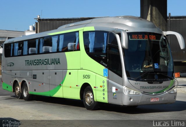 Transbrasiliana Transportes e Turismo 51051 na cidade de Rio de Janeiro, Rio de Janeiro, Brasil, por Lucas Lima. Número da foto: #4477197.