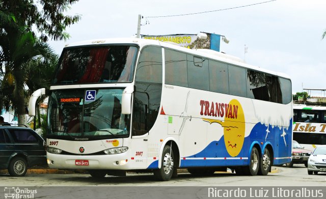 Transvan Transportes e Turismo 2007 na cidade de Aparecida, São Paulo, Brasil, por Ricardo Luiz. Número da foto: #4477626.
