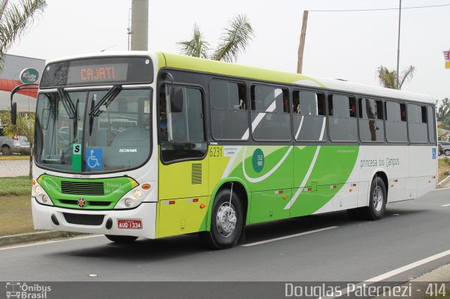 Expresso Princesa dos Campos 6231 na cidade de Pariquera-Açu, São Paulo, Brasil, por Douglas Paternezi. Número da foto: #4478346.