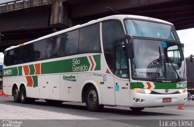 Cia. São Geraldo de Viação 9403 na cidade de Rio de Janeiro, Rio de Janeiro, Brasil, por Lucas Lima. ID da foto: 4479470.