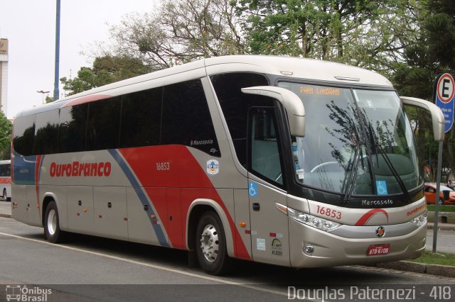 Viação Ouro Branco 16853 na cidade de Curitiba, Paraná, Brasil, por Douglas Paternezi. Número da foto: #4480785.