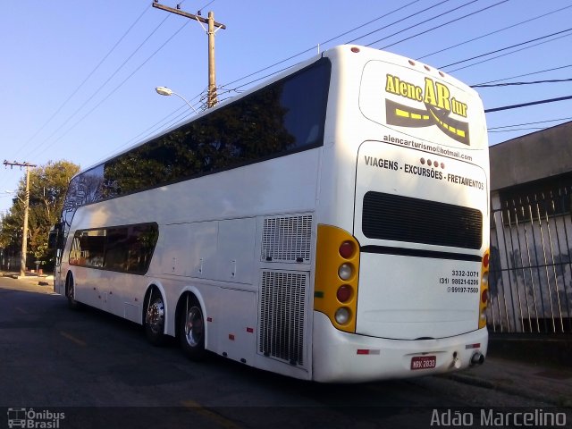 Alencar Tur 2830 na cidade de Belo Horizonte, Minas Gerais, Brasil, por Adão Raimundo Marcelino. ID da foto: 4481605.