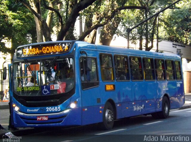 Viação Torres 20685 na cidade de Belo Horizonte, Minas Gerais, Brasil, por Adão Raimundo Marcelino. ID da foto: 4481696.