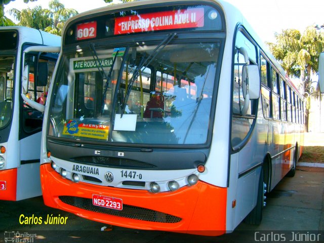 Rápido Araguaia 1447-0 na cidade de Goiânia, Goiás, Brasil, por Carlos Júnior. Número da foto: #4483569.