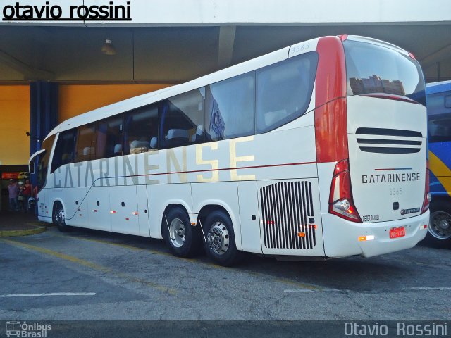 Auto Viação Catarinense 3365 na cidade de Sorocaba, São Paulo, Brasil, por Otavio Rossini. ID da foto: 4482515.