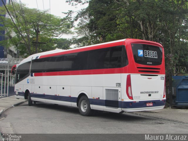 Breda Transportes e Serviços 1720 na cidade de São Paulo, São Paulo, Brasil, por Mauro Alcaraz. ID da foto: 4483224.