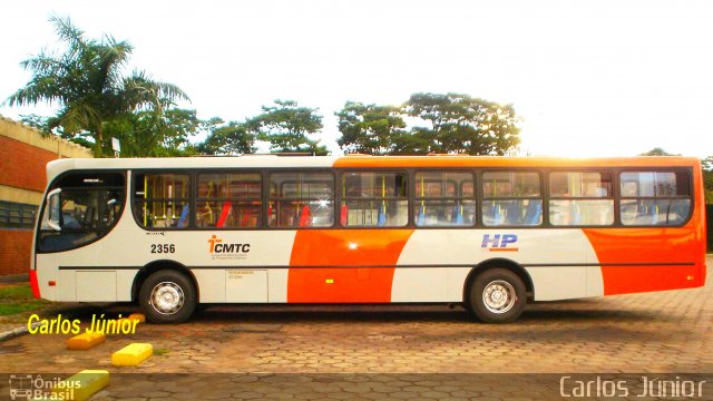 HP Transportes Coletivos 2356 na cidade de Goiânia, Goiás, Brasil, por Carlos Júnior. ID da foto: 4483594.