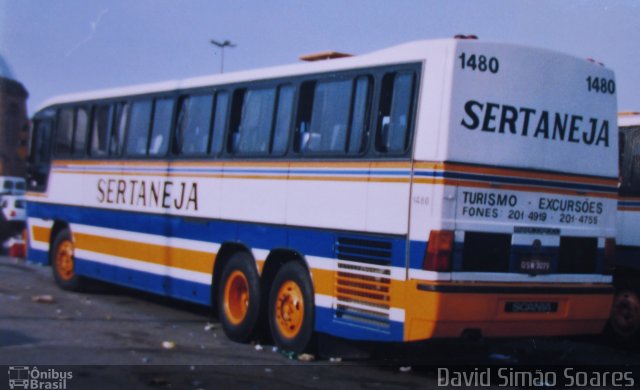 Viação Sertaneja 1480 na cidade de Aparecida, São Paulo, Brasil, por Daniel Junior Sena. ID da foto: 4486286.