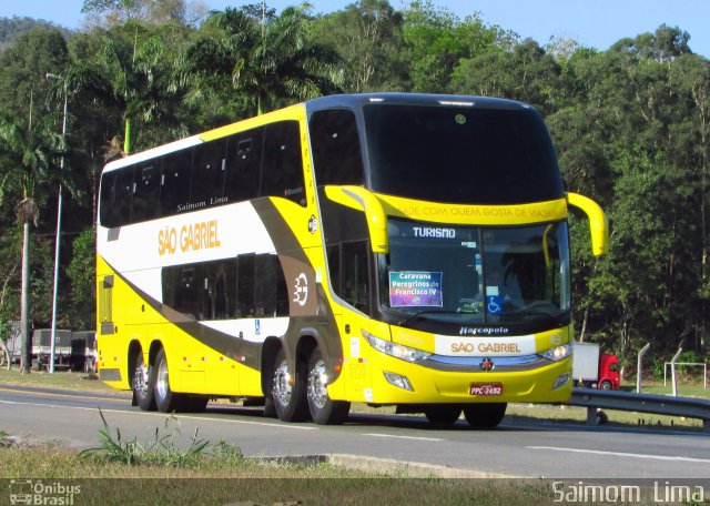 Viação São Gabriel 3100 na cidade de Viana, Espírito Santo, Brasil, por Saimom  Lima. Número da foto: #4484947.
