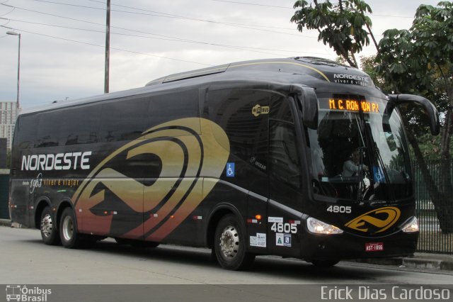 Expresso Nordeste 4805 na cidade de São Paulo, São Paulo, Brasil, por Erick Dias. Número da foto: #4485541.