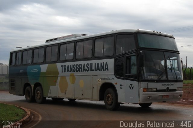 Transbrasiliana Transportes e Turismo 4077 na cidade de Brasília, Distrito Federal, Brasil, por Douglas Paternezi. ID da foto: 4487156.