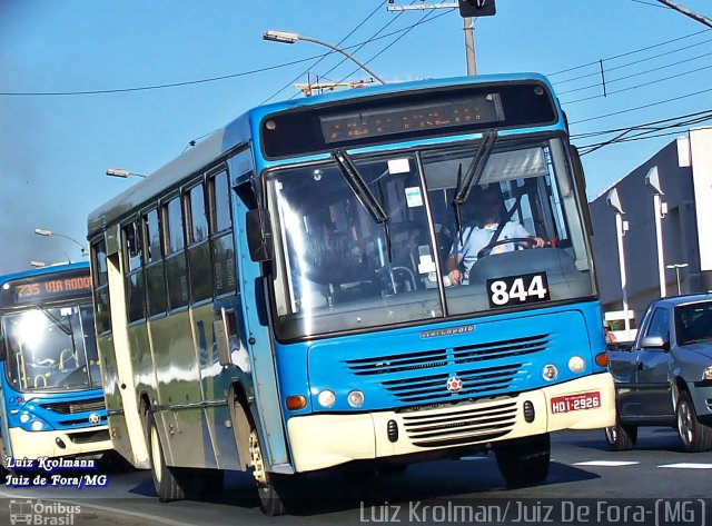 VSFL - Viação São Francisco 844 na cidade de Juiz de Fora, Minas Gerais, Brasil, por Luiz Krolman. Número da foto: #4487416.