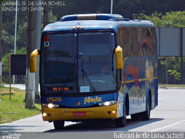 Rápido Expresso Fênix Viação 17525 na cidade de Jundiaí, São Paulo, Brasil, por Gabriel Giacomin de Lima. Número da foto: #4488171.
