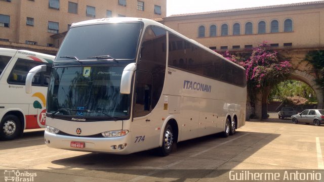 Itaconavi Locação Transporte e Turismo 774 na cidade de Araxá, Minas Gerais, Brasil, por Guilherme Antonio. Número da foto: #4487849.
