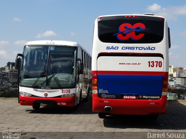 Viação São Cristóvão 1370 na cidade de Divinópolis, Minas Gerais, Brasil, por Daniel Souza. ID da foto: 4491354.