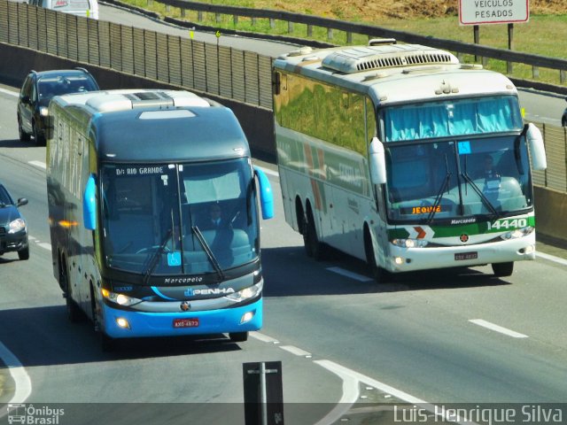Empresa Gontijo de Transportes 14440 na cidade de Aparecida, São Paulo, Brasil, por Luis Henrique Silva. Número da foto: #4490971.