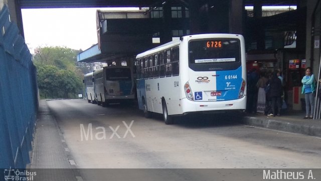 Transwolff Transportes e Turismo 6 6144 na cidade de São Paulo, São Paulo, Brasil, por Matheus Ariel. Número da foto: #4490403.