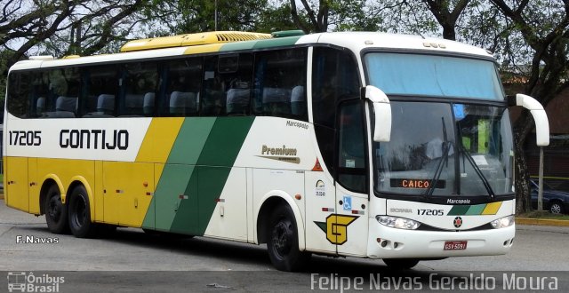 Empresa Gontijo de Transportes 17205 na cidade de São Paulo, São Paulo, Brasil, por Felipe Navas Geraldo Moura . Número da foto: #4491334.