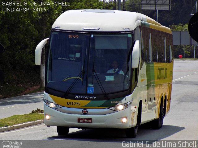 Empresa Gontijo de Transportes 18175 na cidade de Jundiaí, São Paulo, Brasil, por Gabriel Giacomin de Lima. Número da foto: #4490568.