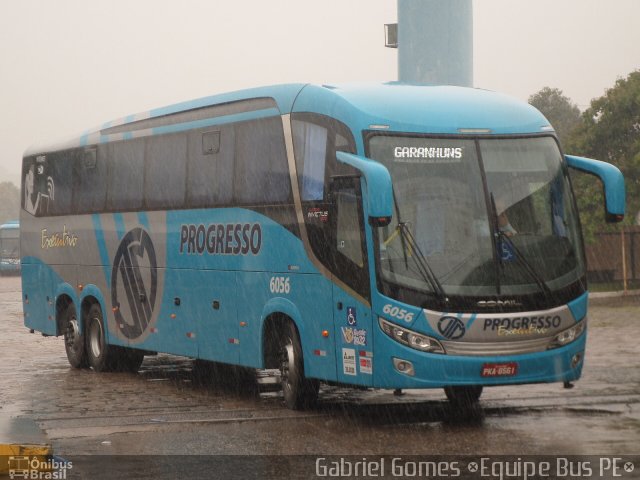 Auto Viação Progresso 6056 na cidade de Jaboatão dos Guararapes, Pernambuco, Brasil, por Gabriel  Gomes. Número da foto: #4489724.
