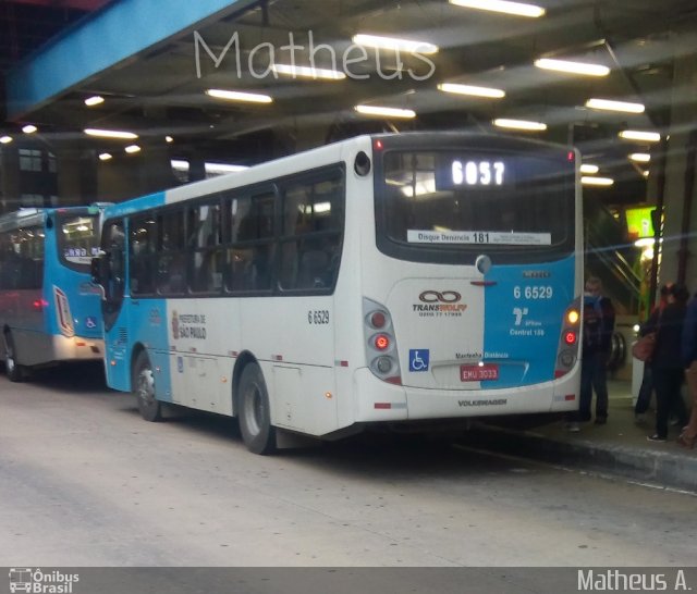 Transwolff Transportes e Turismo 6 6529 na cidade de São Paulo, São Paulo, Brasil, por Matheus Ariel. Número da foto: #4490338.