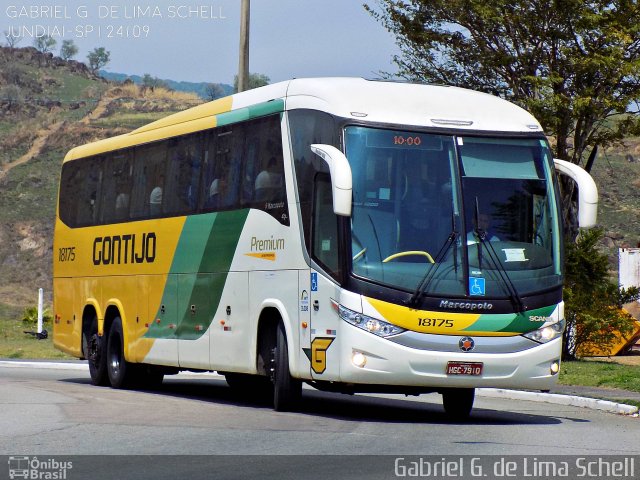 Empresa Gontijo de Transportes 18175 na cidade de Jundiaí, São Paulo, Brasil, por Gabriel Giacomin de Lima. Número da foto: #4490581.