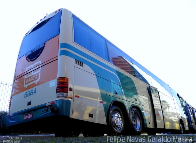Viação Garcia 6984 na cidade de Londrina, Paraná, Brasil, por Felipe Navas Geraldo Moura . Número da foto: #4491315.
