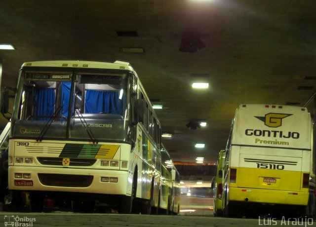 Empresa Gontijo de Transportes 3110 na cidade de Belo Horizonte, Minas Gerais, Brasil, por Luís Carlos Santinne Araújo. ID da foto: 4493483.