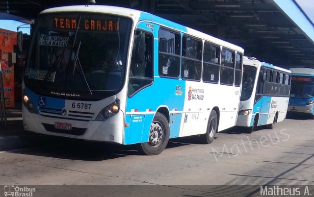 Transwolff Transportes e Turismo 6 6787 na cidade de São Paulo, São Paulo, Brasil, por Matheus Ariel. ID da foto: 4491861.