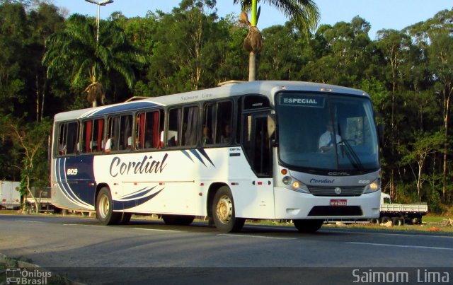 Viação Cordial Transportes e Turismo 809 na cidade de Viana, Espírito Santo, Brasil, por Saimom  Lima. ID da foto: 4492144.