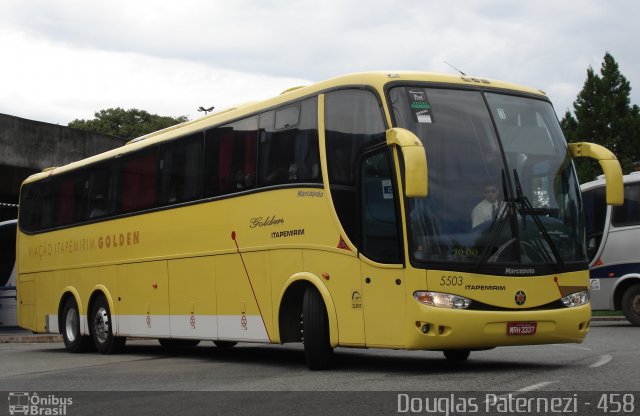 Viação Itapemirim 5503 na cidade de Curitiba, Paraná, Brasil, por Douglas Paternezi. ID da foto: 4492048.