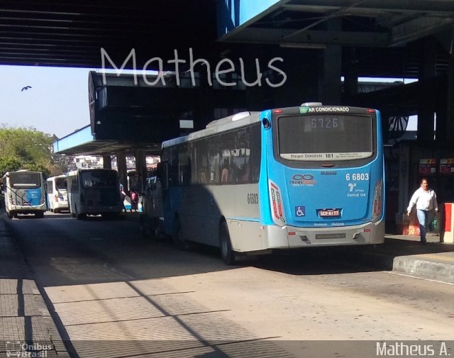 Transwolff Transportes e Turismo 6 6803 na cidade de São Paulo, São Paulo, Brasil, por Matheus Ariel. Número da foto: #4491833.