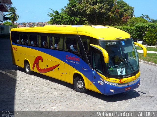 Coletivo Transportes 3502 na cidade de Maceió, Alagoas, Brasil, por Willian Pontual. ID da foto: 4493701.