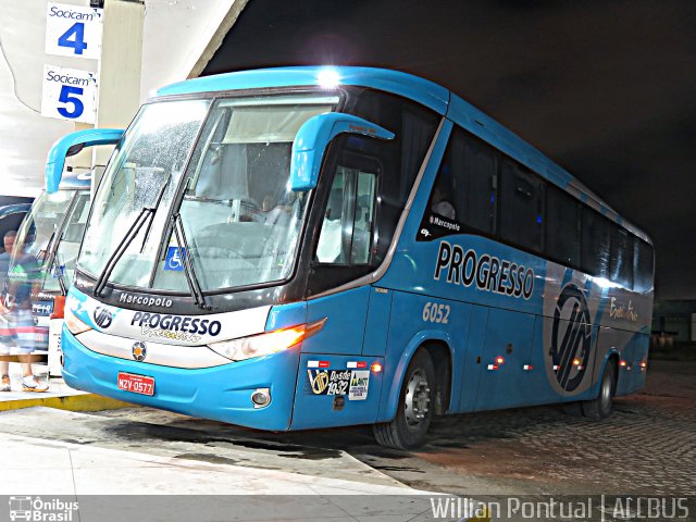 Auto Viação Progresso 6052 na cidade de Caruaru, Pernambuco, Brasil, por Willian Pontual. ID da foto: 4493805.