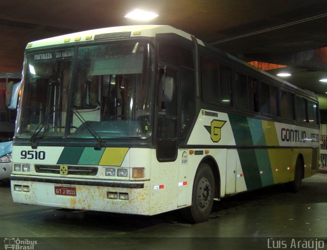 Empresa Gontijo de Transportes 9510 na cidade de Belo Horizonte, Minas Gerais, Brasil, por Luís Carlos Santinne Araújo. ID da foto: 4493440.