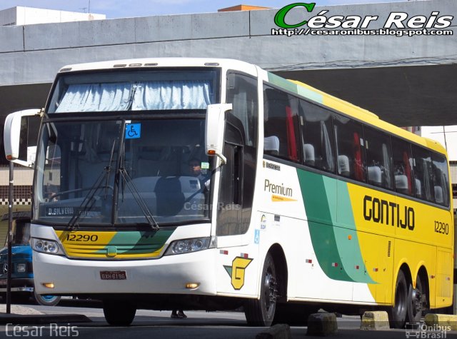 Empresa Gontijo de Transportes 12290 na cidade de Belo Horizonte, Minas Gerais, Brasil, por César Ônibus. ID da foto: 4494702.