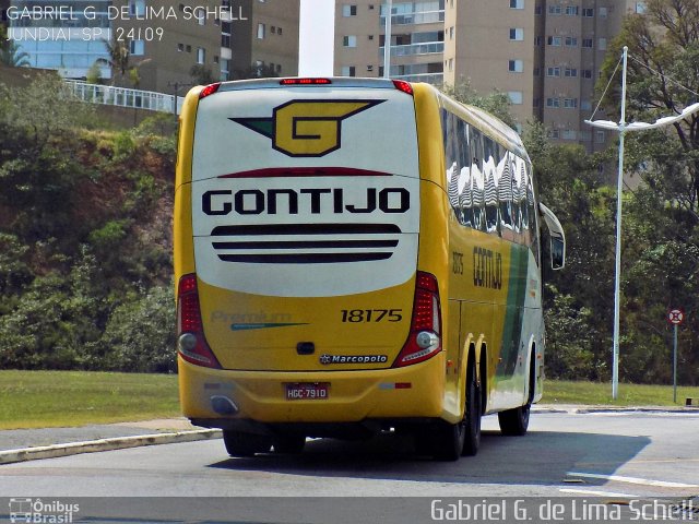Empresa Gontijo de Transportes 18175 na cidade de Jundiaí, São Paulo, Brasil, por Gabriel Giacomin de Lima. Número da foto: #4495380.