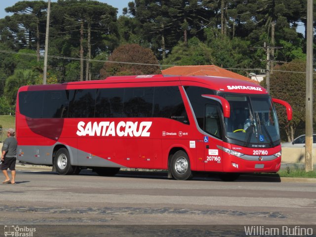 Viação Santa Cruz 207160 na cidade de Fazenda Rio Grande, Paraná, Brasil, por William Rufino. Número da foto: #4495328.