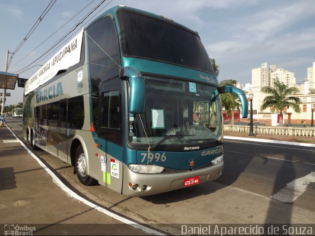 Viação Garcia 7996 na cidade de Ribeirão Preto, São Paulo, Brasil, por Daniel Aparecido de Souza. Número da foto: #4494282.