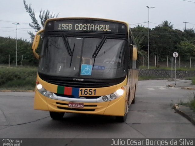 Itamaracá Transportes 1.651 na cidade de Paulista, Pernambuco, Brasil, por Júlio César Borges da Silva. Número da foto: #4433326.