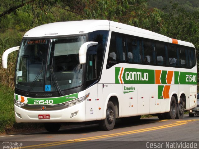 Empresa Gontijo de Transportes 21540 na cidade de Mariana, Minas Gerais, Brasil, por César Natividade. Número da foto: #4433831.