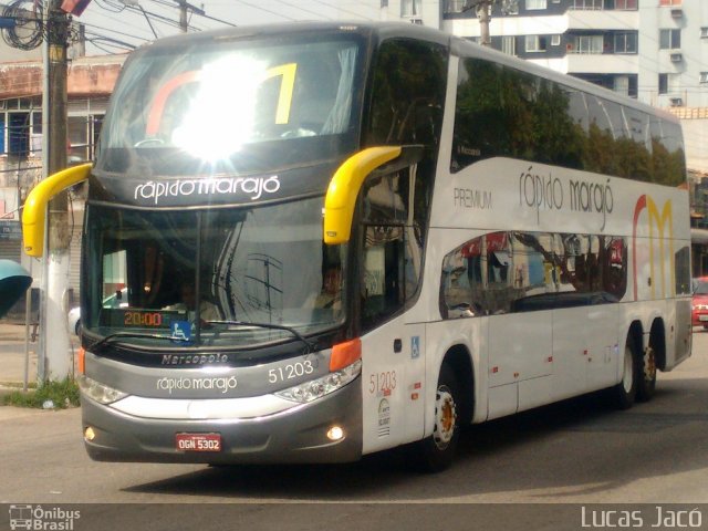 Rápido Marajó 51203 na cidade de Belém, Pará, Brasil, por Lucas Jacó. Número da foto: #4433296.