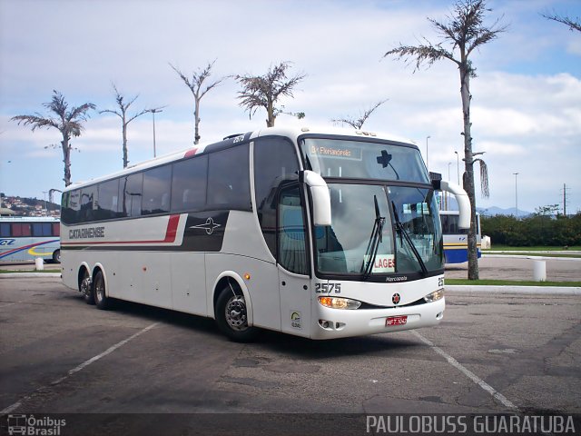 Auto Viação Catarinense 2575 na cidade de Florianópolis, Santa Catarina, Brasil, por Paulobuss  Guaratuba. ID da foto: 4433887.