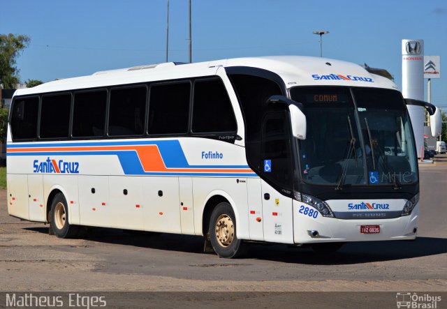VUSC - Viação União Santa Cruz 2880 na cidade de Santa Cruz do Sul, Rio Grande do Sul, Brasil, por Matheus Etges. Número da foto: #4434427.