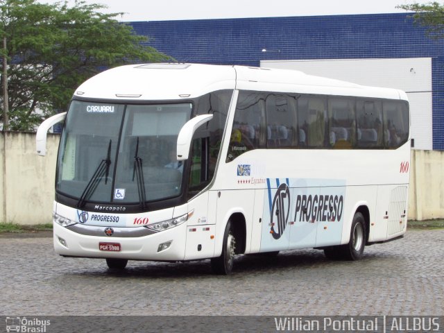 Auto Viação Progresso 160 na cidade de Caruaru, Pernambuco, Brasil, por Willian Pontual. ID da foto: 4433688.