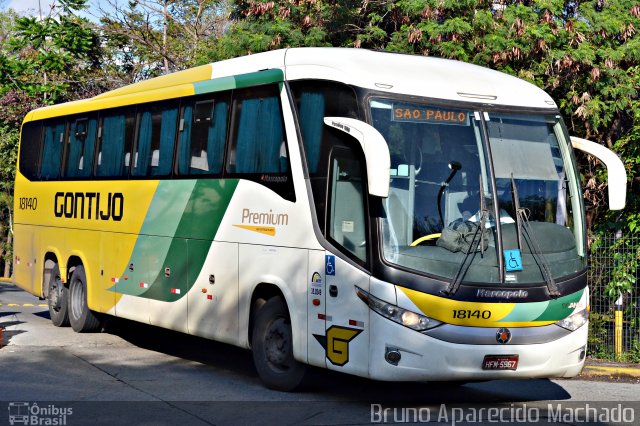 Empresa Gontijo de Transportes 18140 na cidade de São Paulo, São Paulo, Brasil, por Bruno Aparecido Machado. ID da foto: 4434620.