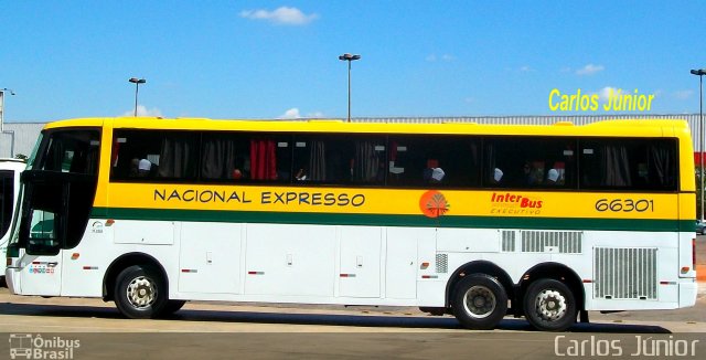 Nacional Expresso 66301 na cidade de Goiânia, Goiás, Brasil, por Carlos Júnior. ID da foto: 4434265.