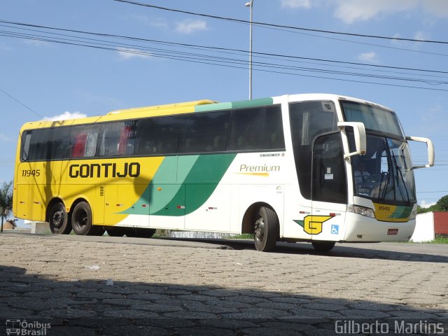 Empresa Gontijo de Transportes 11945 na cidade de Governador Valadares, Minas Gerais, Brasil, por Gilberto Martins. ID da foto: 4497413.